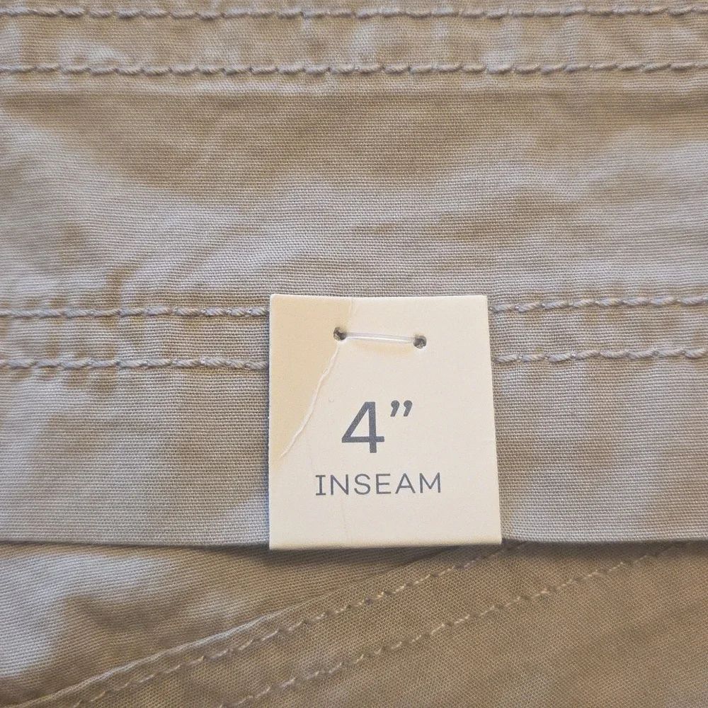 NWT St John's Bay Casual Tan Women Shorts, Size 4 - Picture 5 of 6